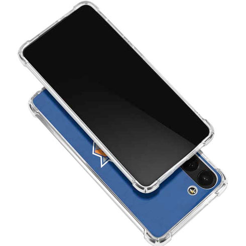NBA New York Knicks Distressed Galaxy S24 FE Clear Case